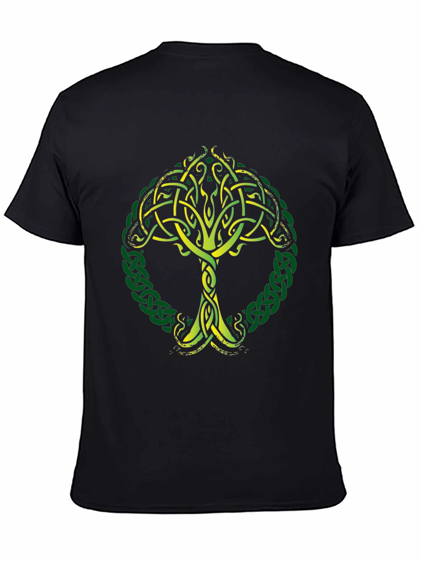 Celtic Tree of Life Graphic Tee - Black