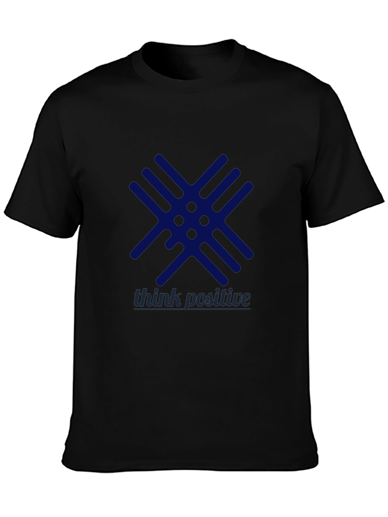 Think Positive Graphic Tee - Black