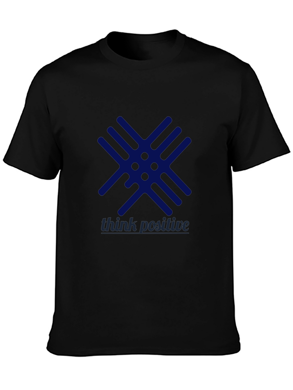 Think Positive Graphic Tee - Black