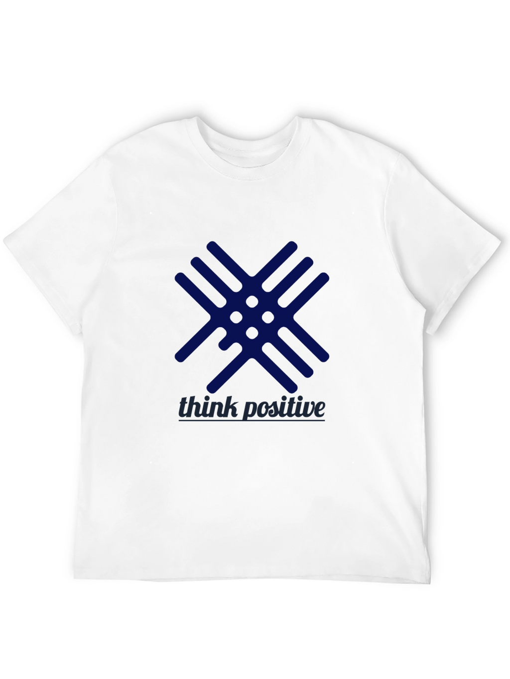 Think Positive Graphic Tee - Black
