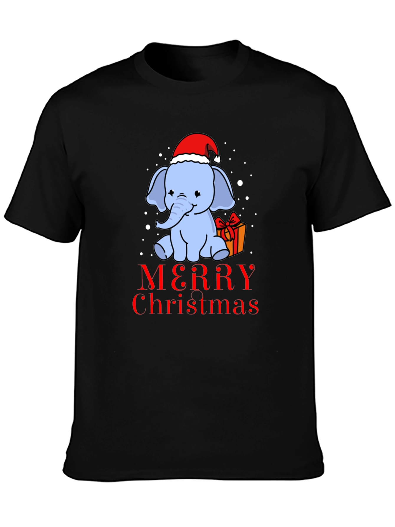 Christmas Elephant T-Shirt - Holiday Gift