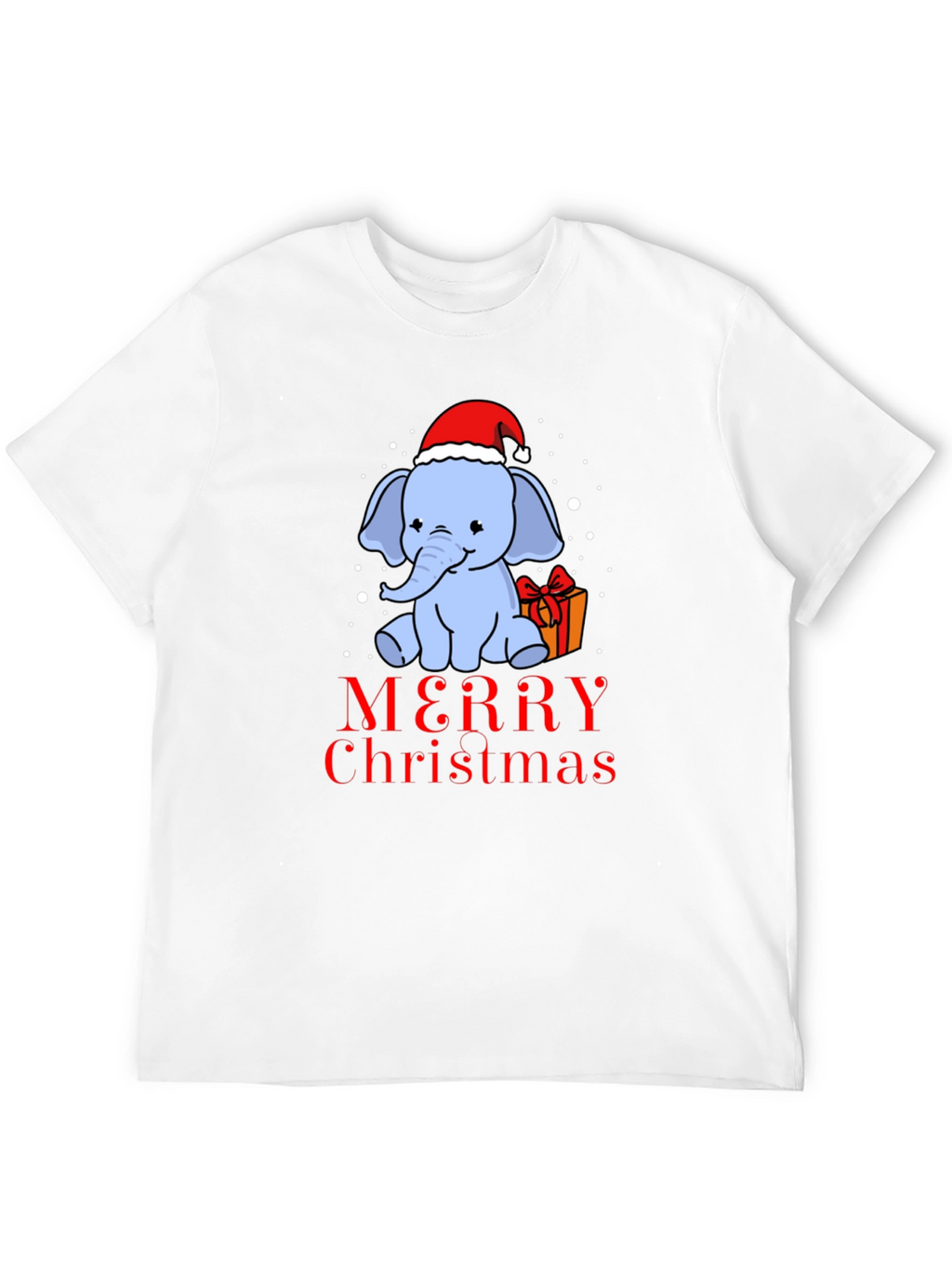 Christmas Elephant T-Shirt - Holiday Gift