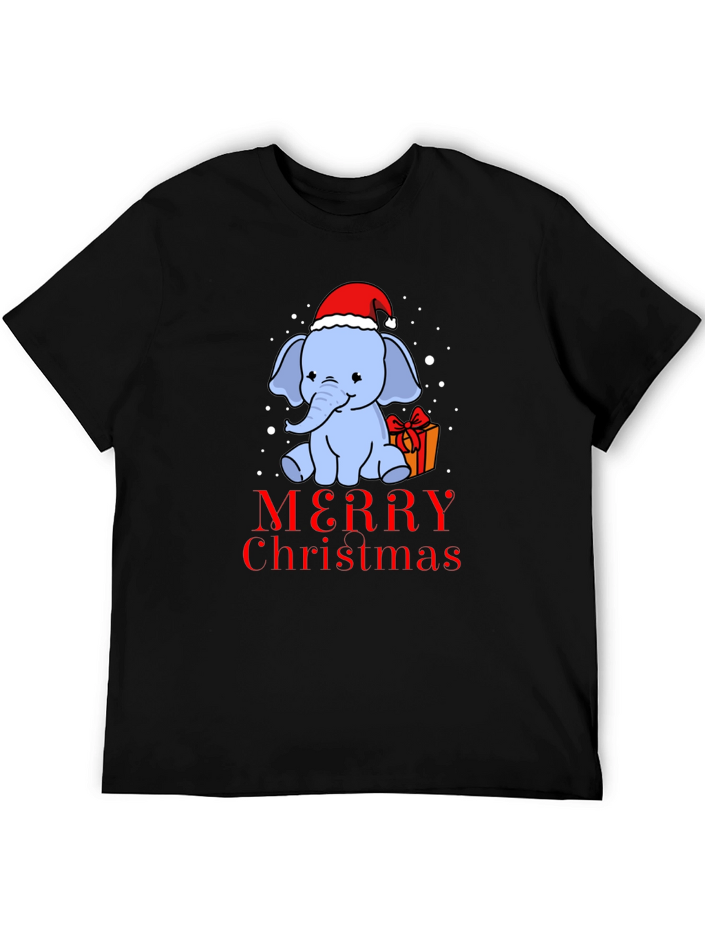Christmas Elephant T-Shirt - Holiday Gift