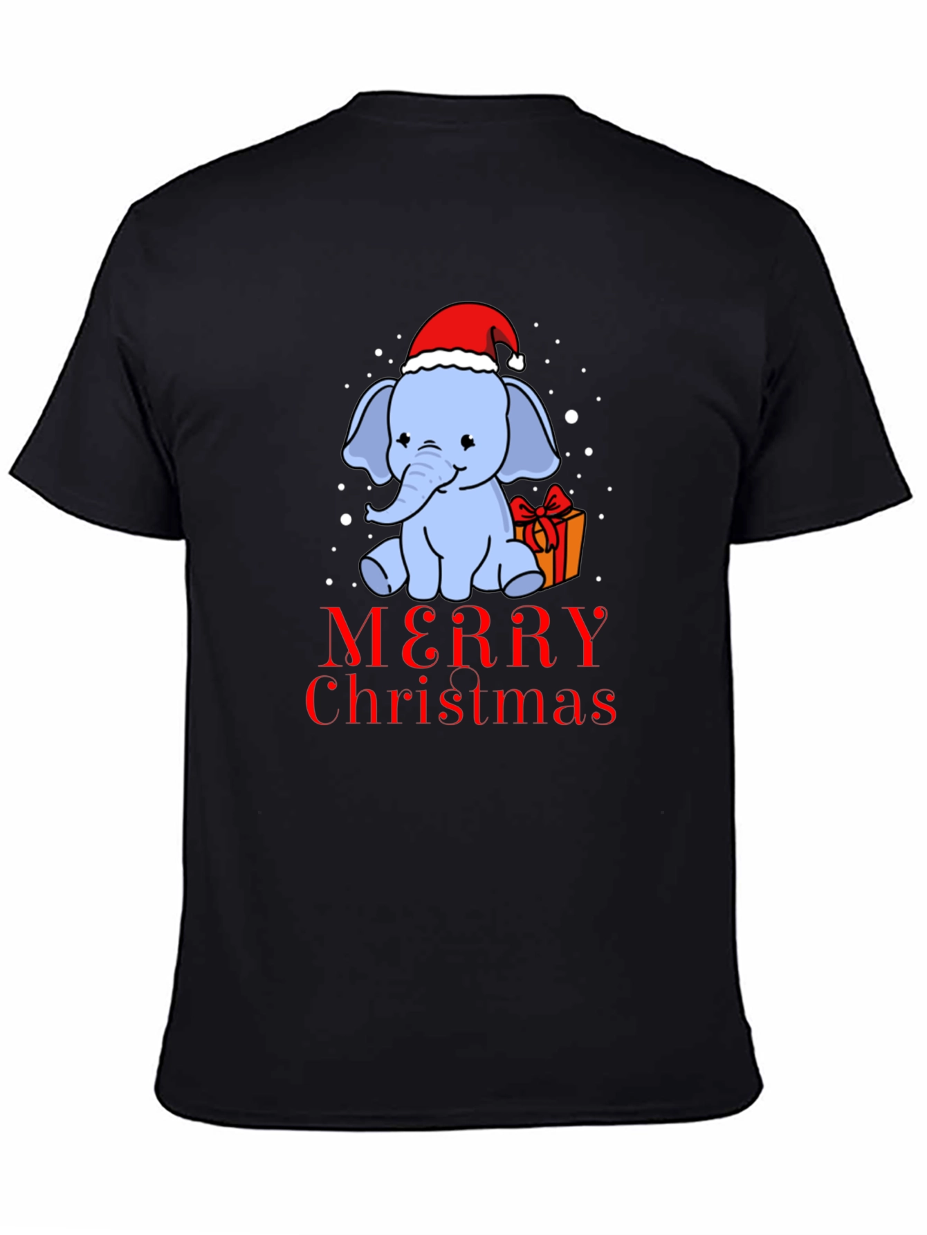 Christmas Elephant T-Shirt - Holiday Gift