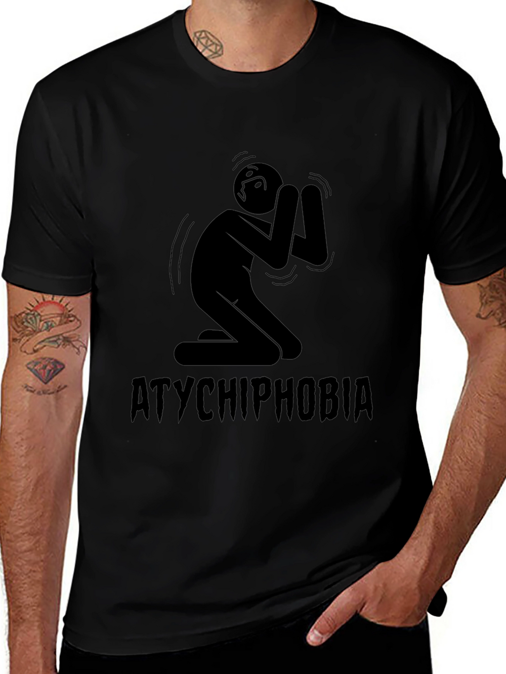 Atychiphobia T-Shirt Failure Fear Tee