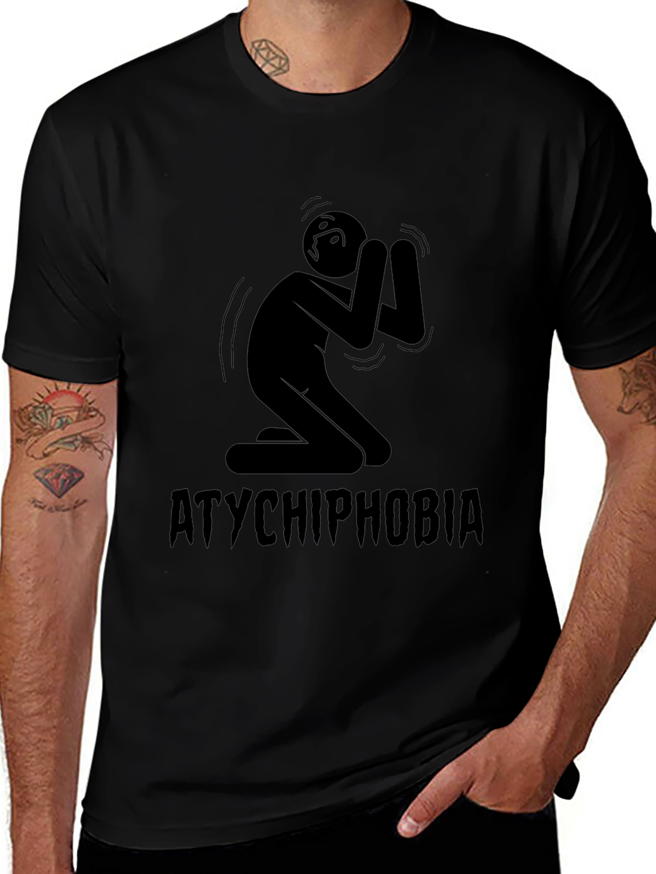 Atychiphobia T-Shirt Failure Fear Tee