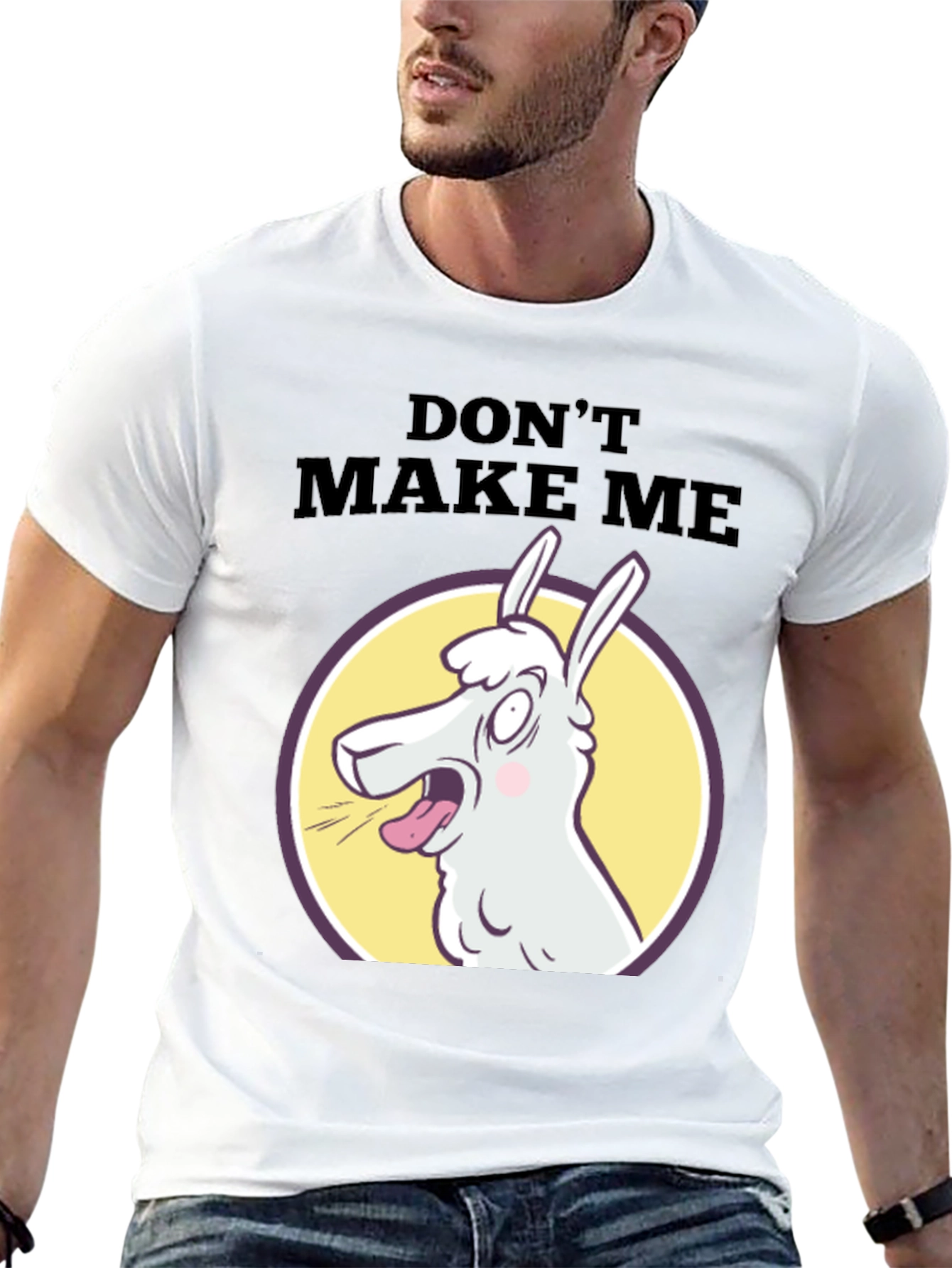 Dont Make Me Llama T-Shirt - Funny Graphic Tee