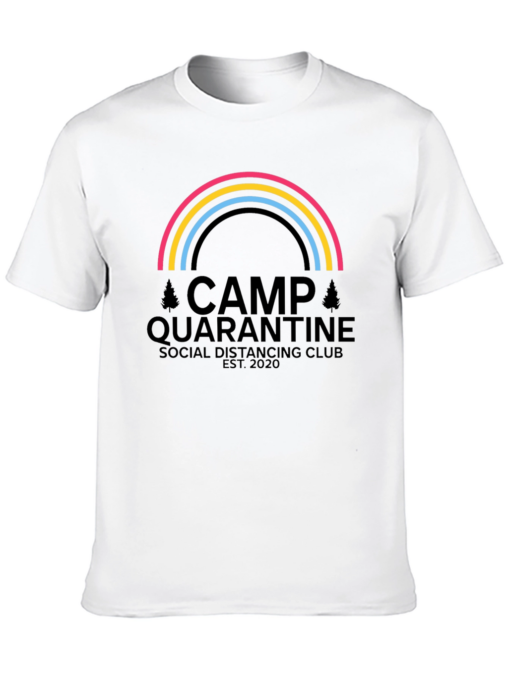 Camp Quarantine Social Distancing Club T-Shirt