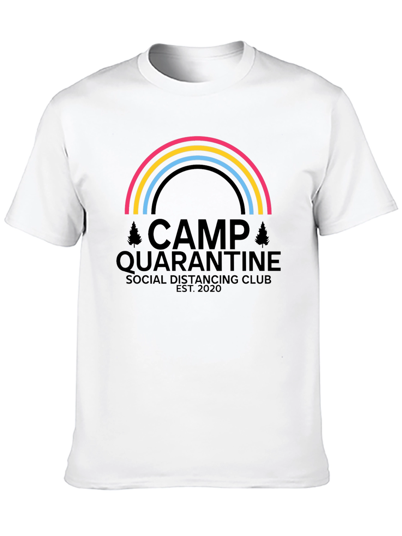 Camp Quarantine Social Distancing Club T-Shirt