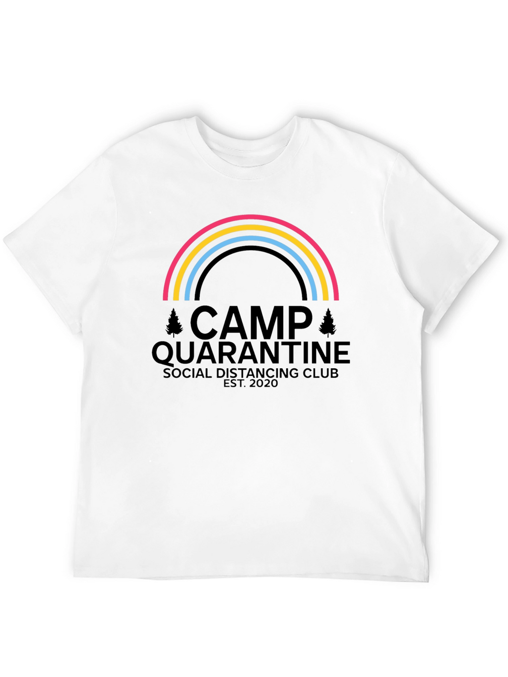 Camp Quarantine Social Distancing Club T-Shirt