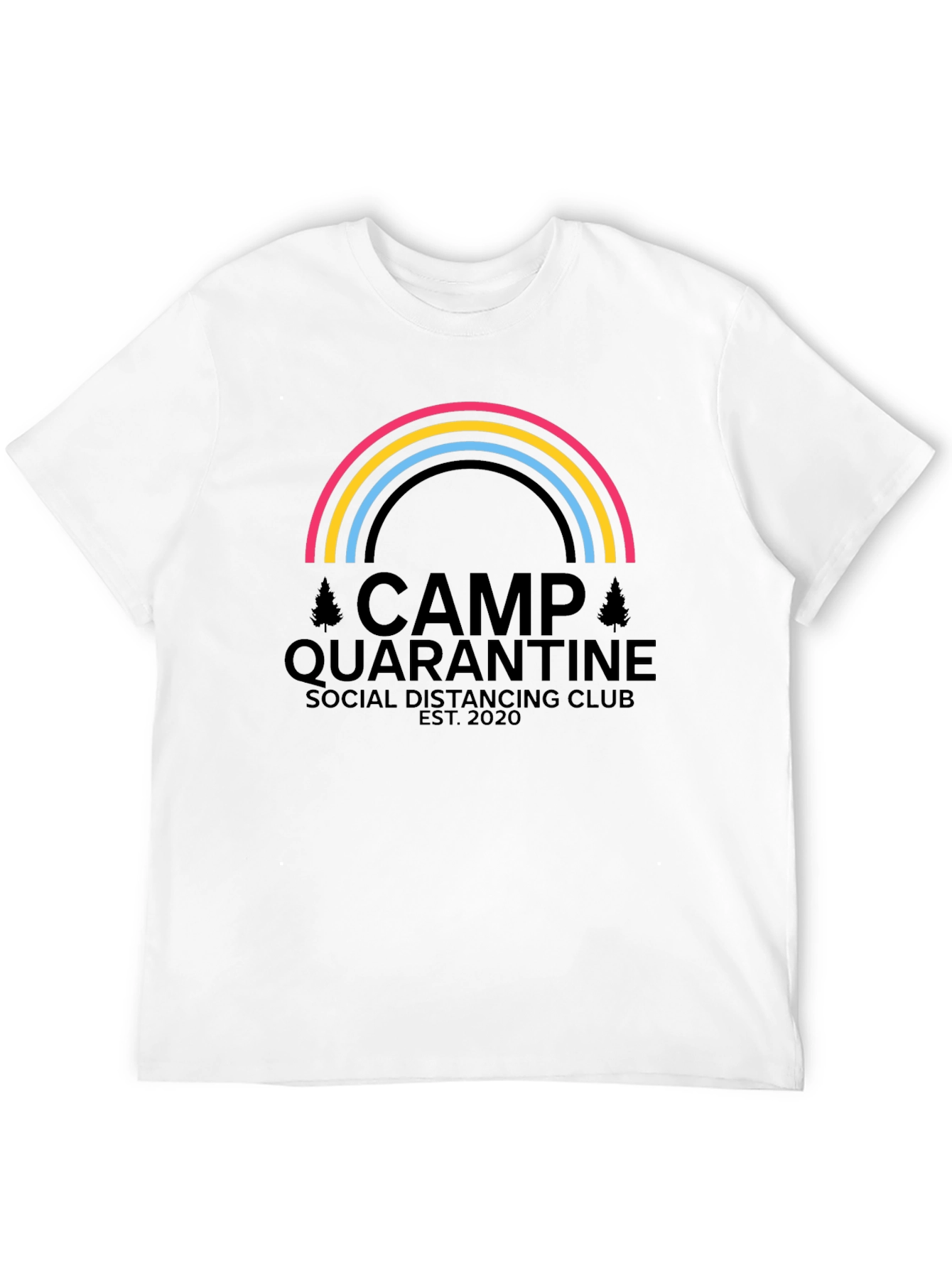 Camp Quarantine Social Distancing Club T-Shirt