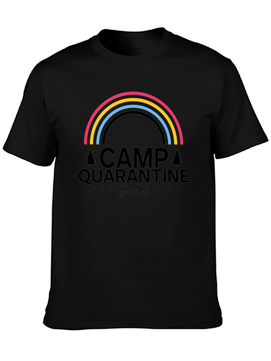 Camp Quarantine Social Distancing Club T-Shirt