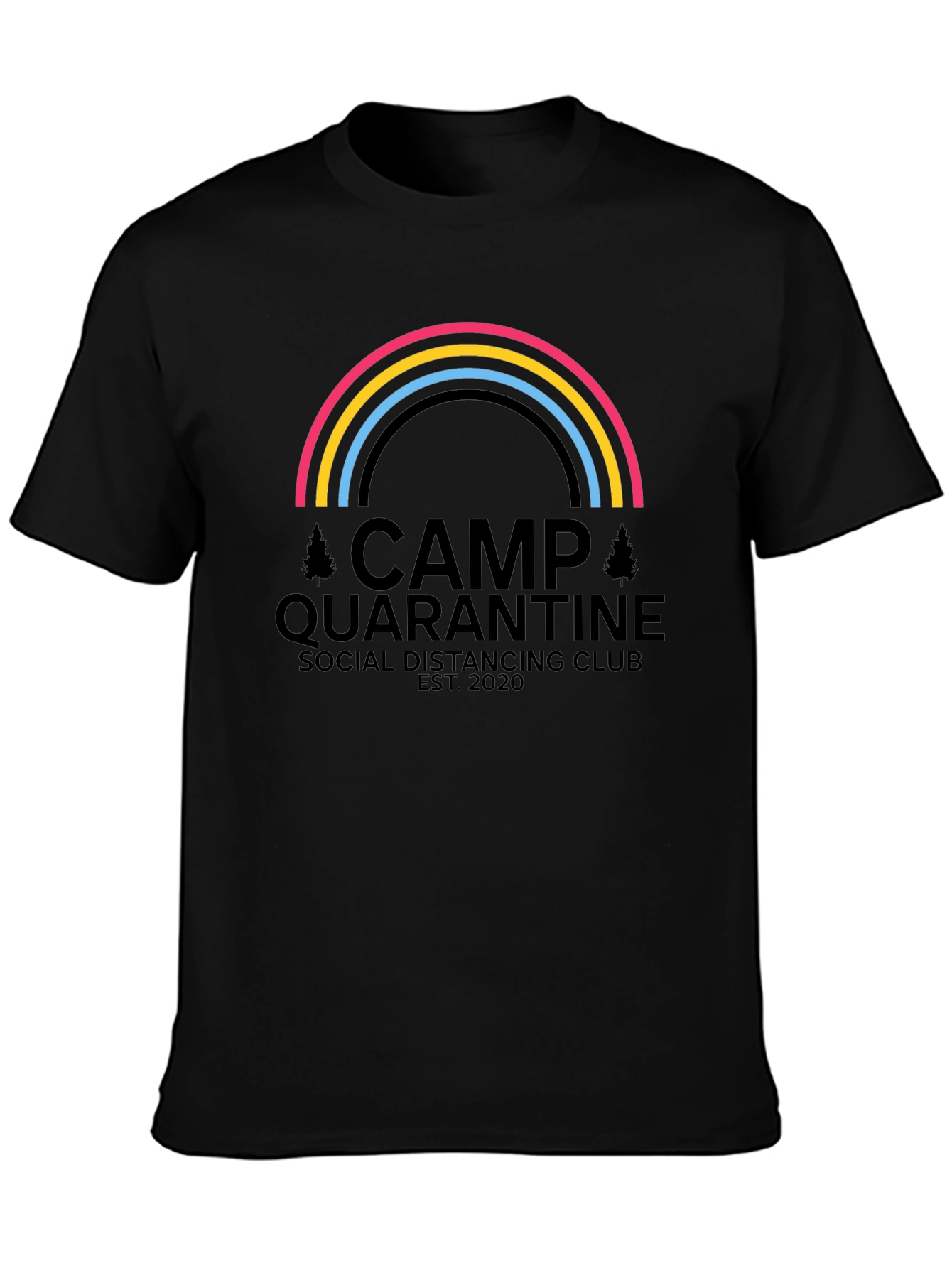 Camp Quarantine Social Distancing Club T-Shirt