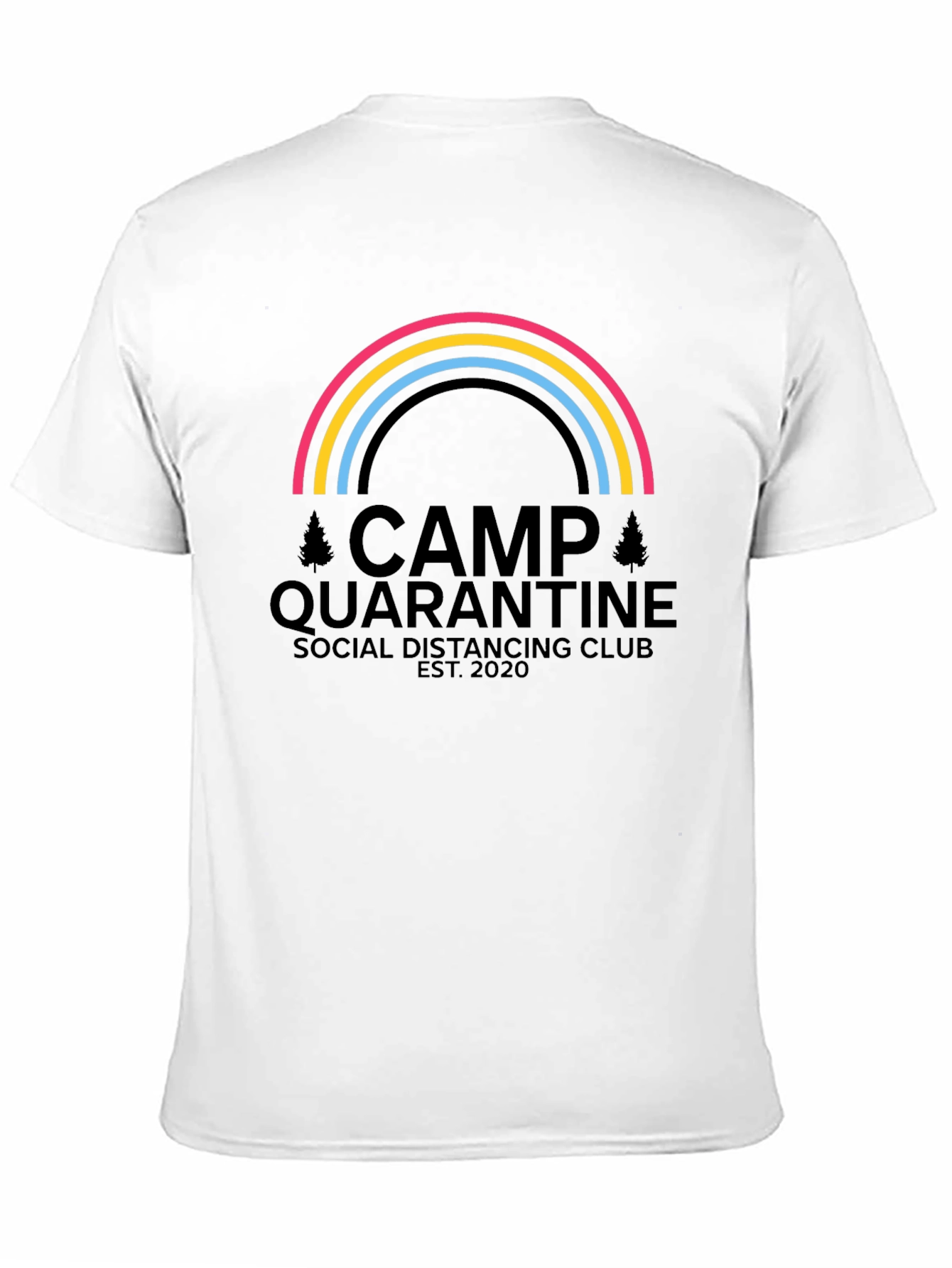 Camp Quarantine Social Distancing Club T-Shirt