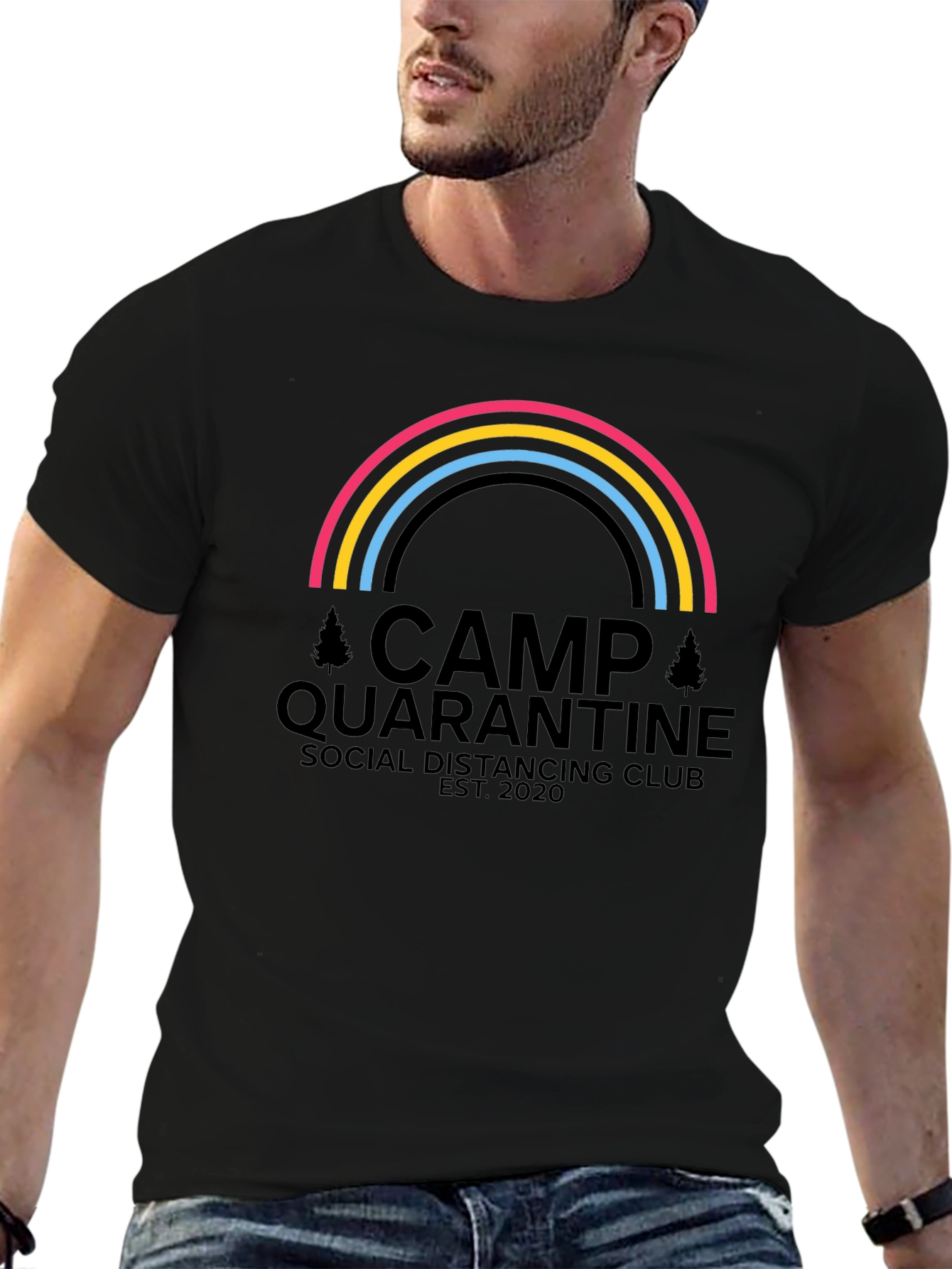 Camp Quarantine Social Distancing Club T-Shirt