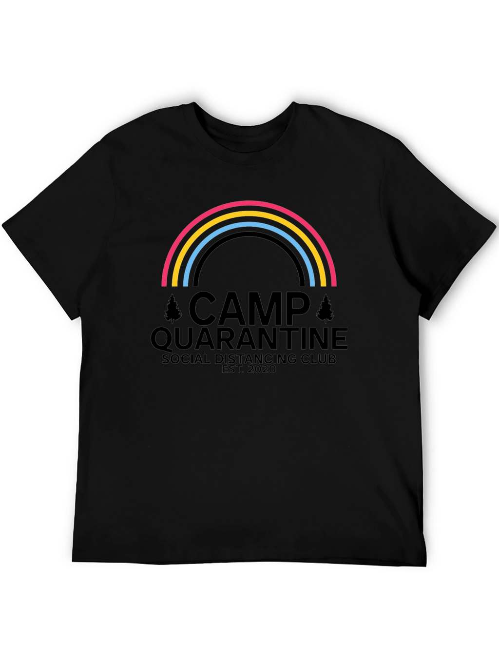 Camp Quarantine Social Distancing Club T-Shirt