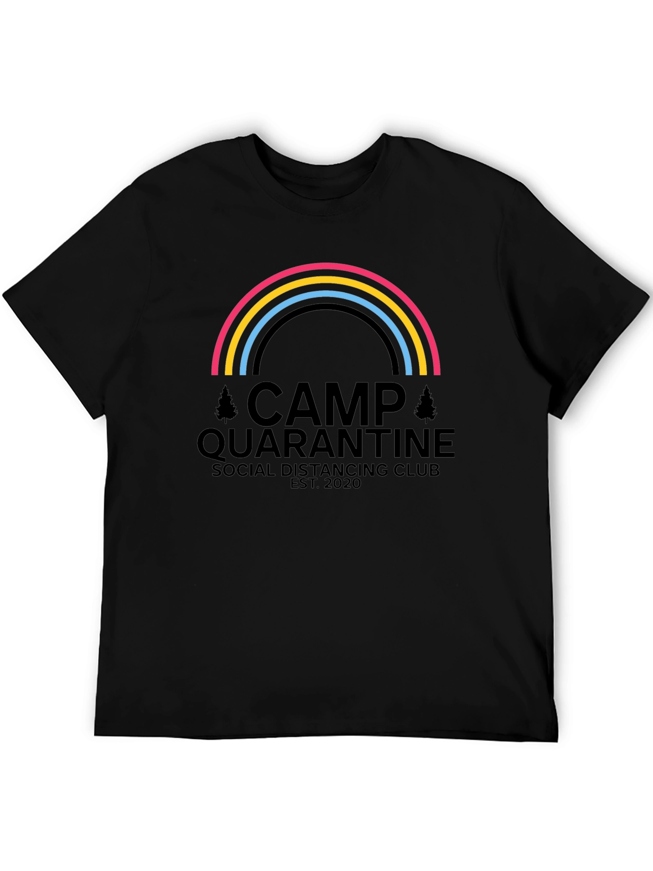 Camp Quarantine Social Distancing Club T-Shirt