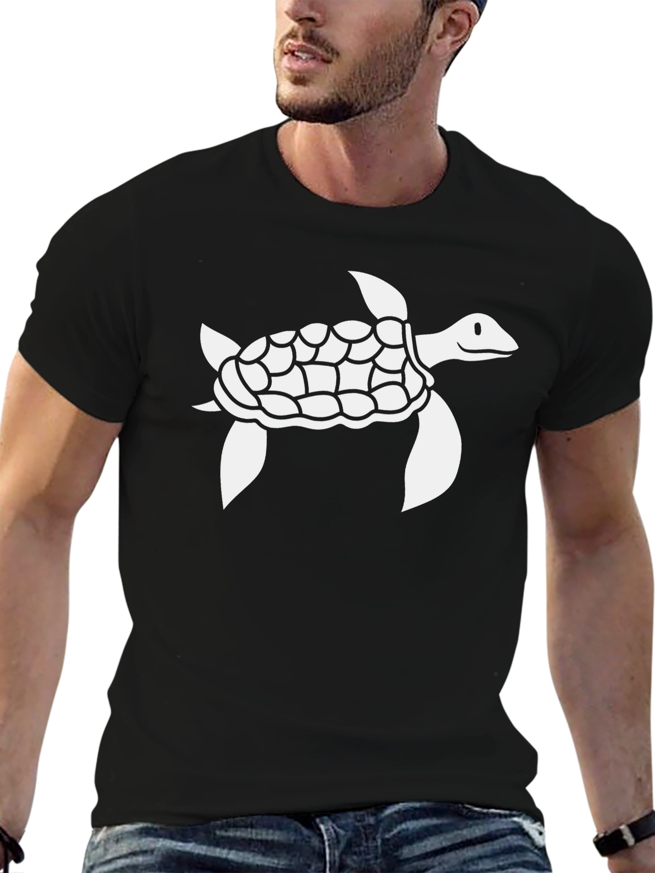Black Turtle Graphic Tee