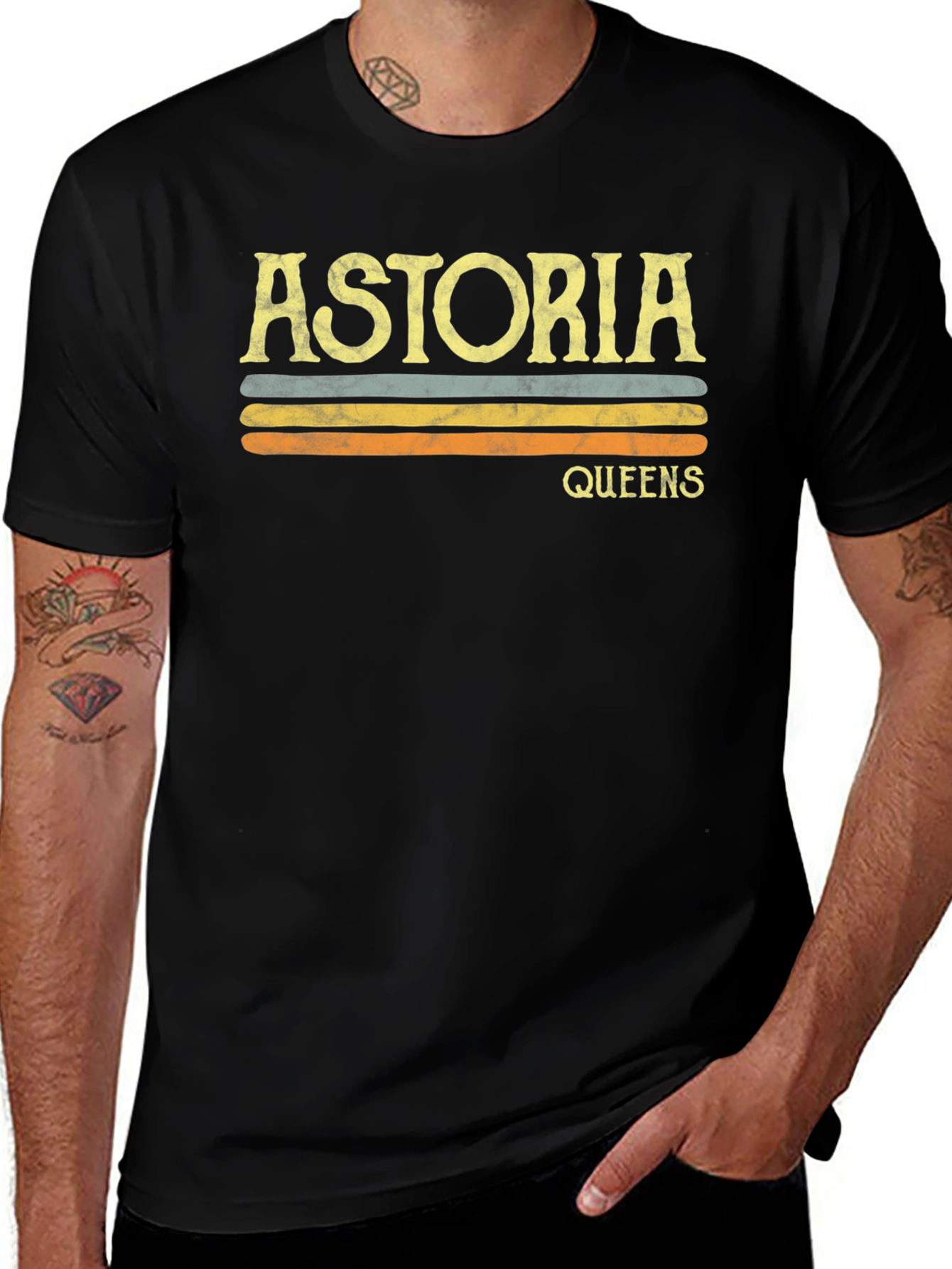 Astoria Queens Retro Graphic T-Shirt