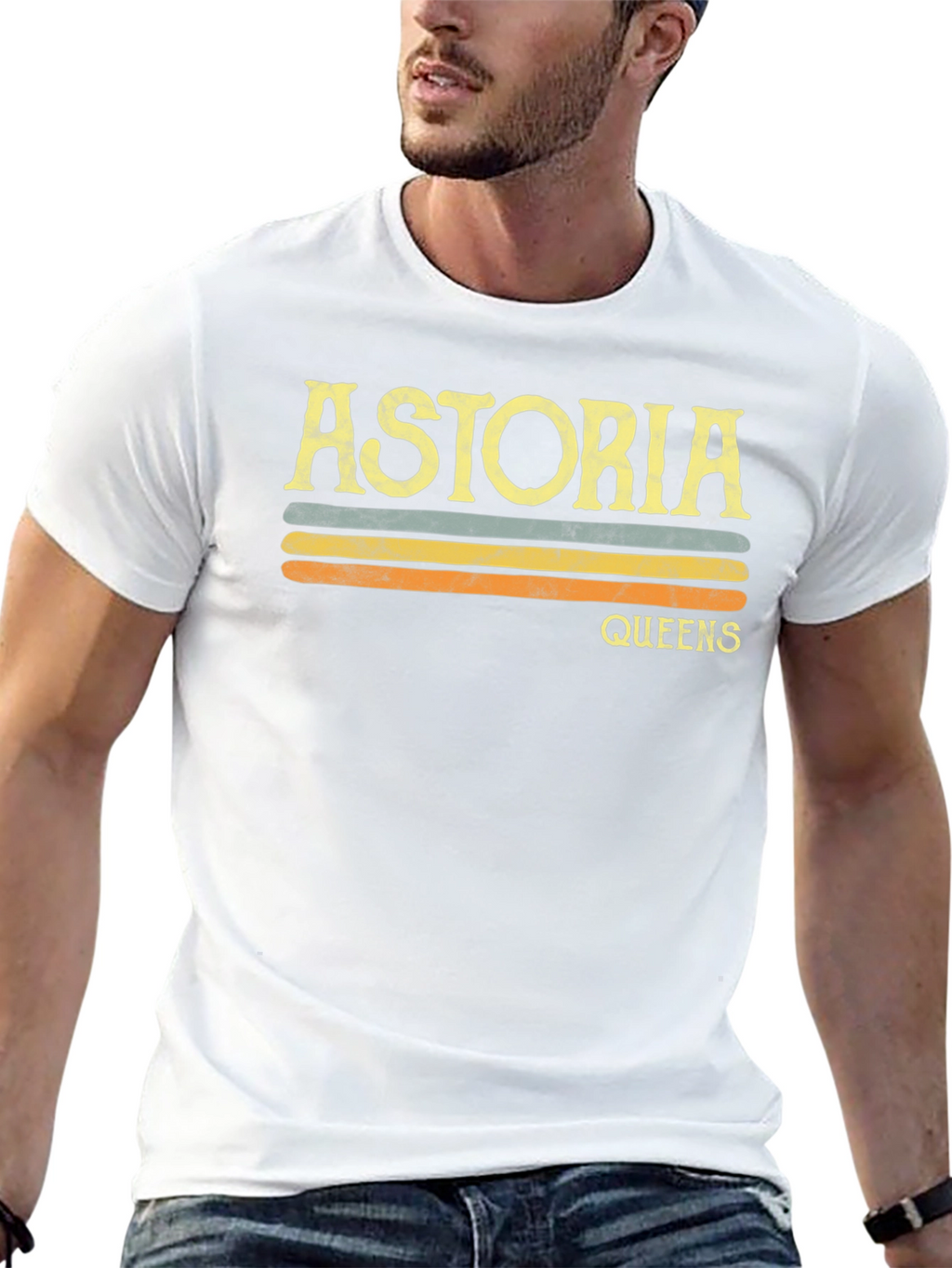 Astoria Queens Retro Graphic T-Shirt
