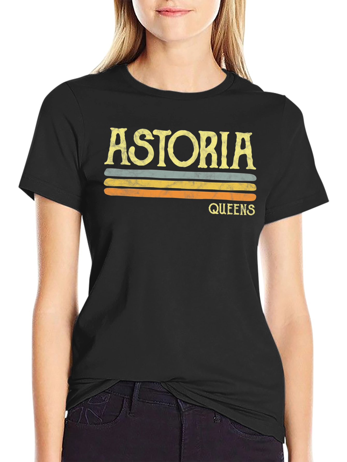 Astoria Queens Retro Graphic T-Shirt