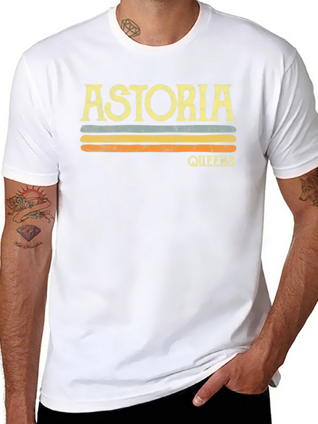 Astoria Queens Retro Graphic T-Shirt
