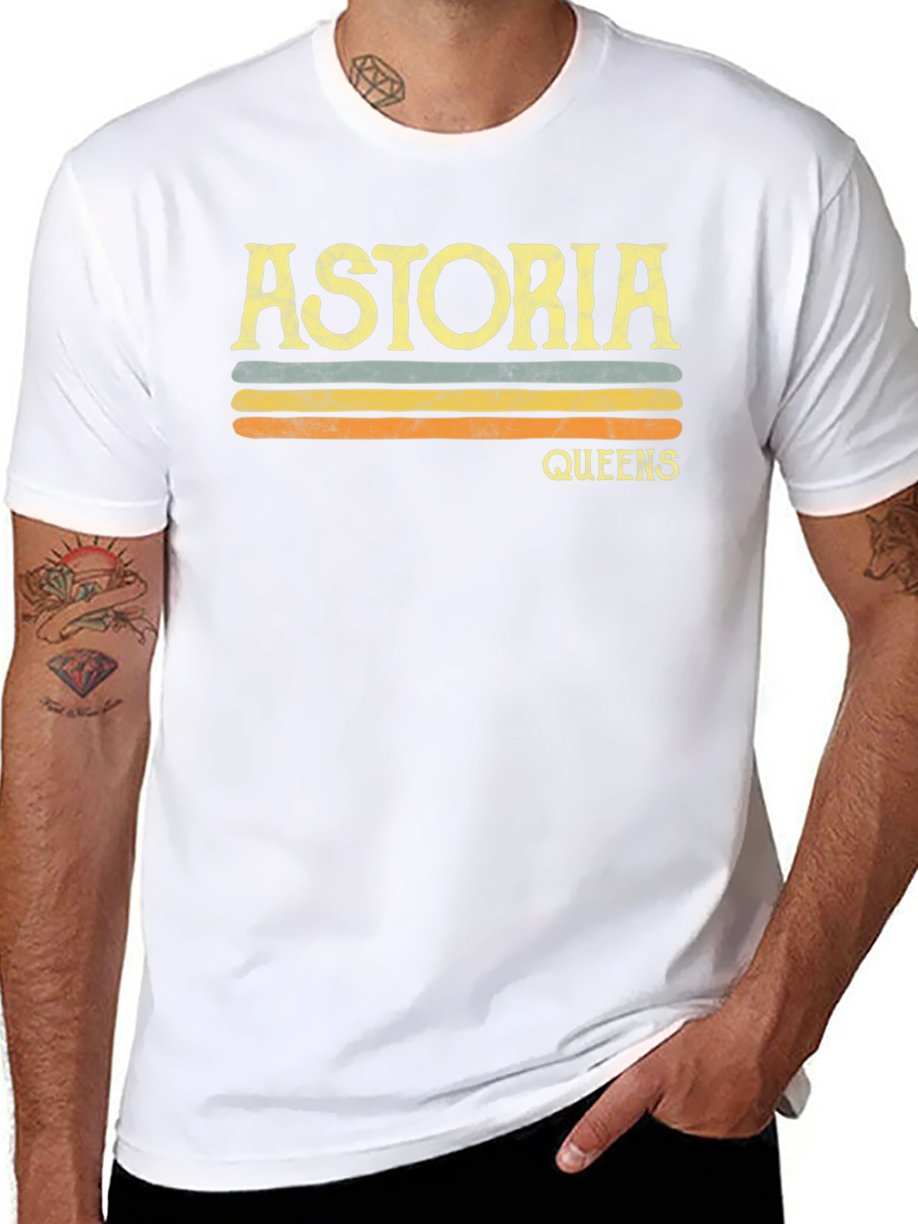 Astoria Queens Retro Graphic T-Shirt