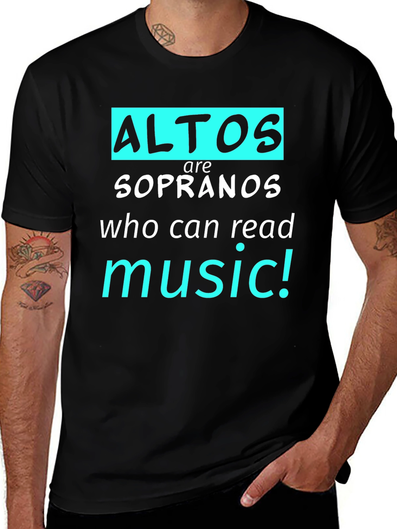 Alto Music Reader T-Shirt - Choir Gift