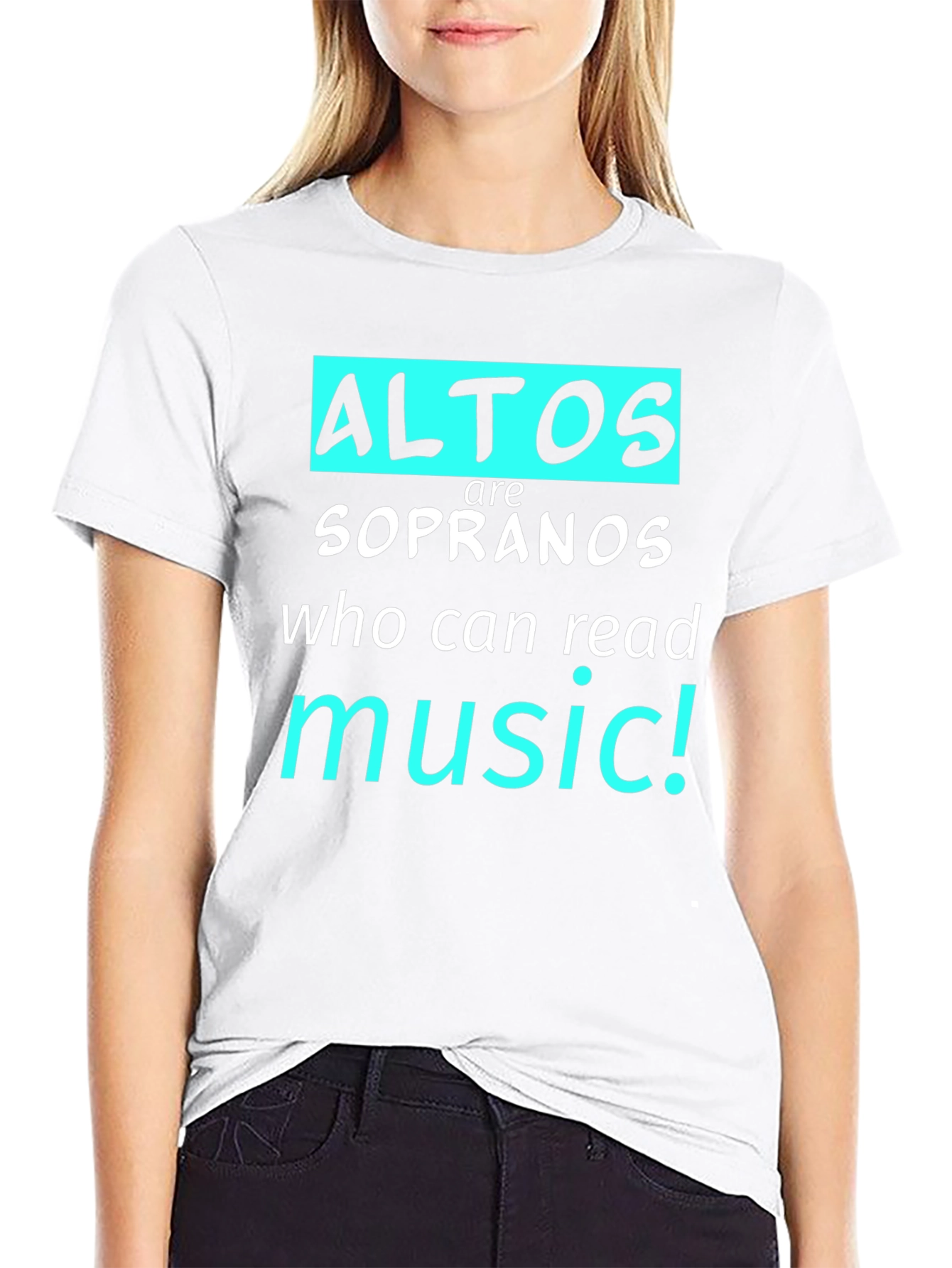 Alto Music Reader T-Shirt - Choir Gift