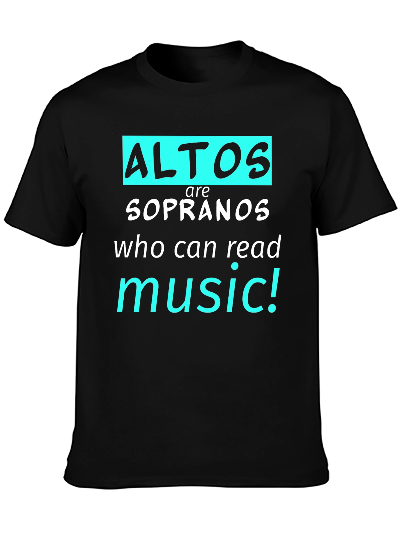 Alto Music Reader T-Shirt - Choir Gift