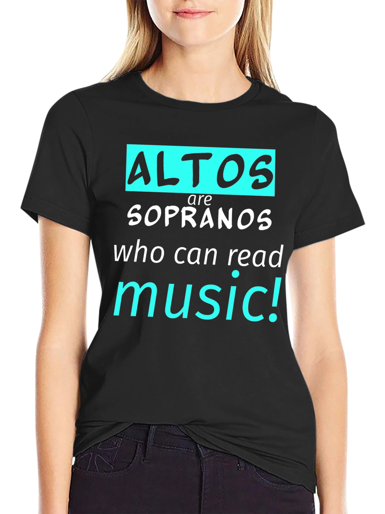 Alto Music Reader T-Shirt - Choir Gift