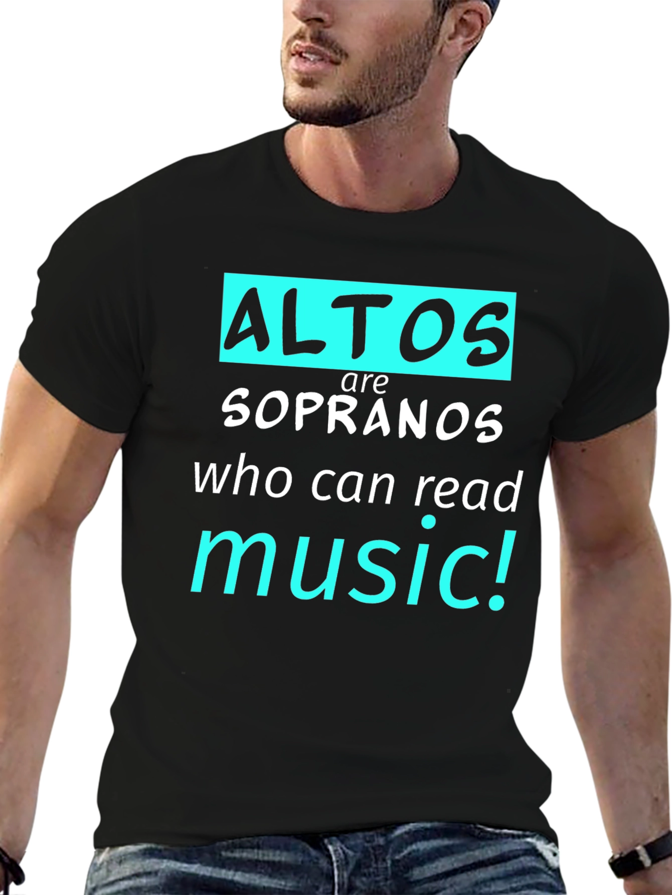 Alto Music Reader T-Shirt - Choir Gift
