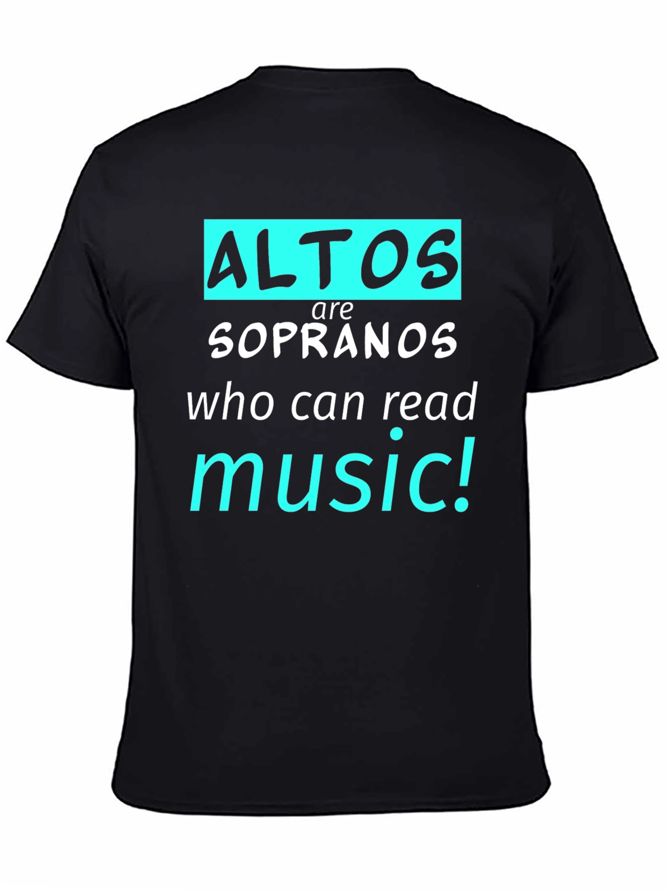 Alto Music Reader T-Shirt - Choir Gift