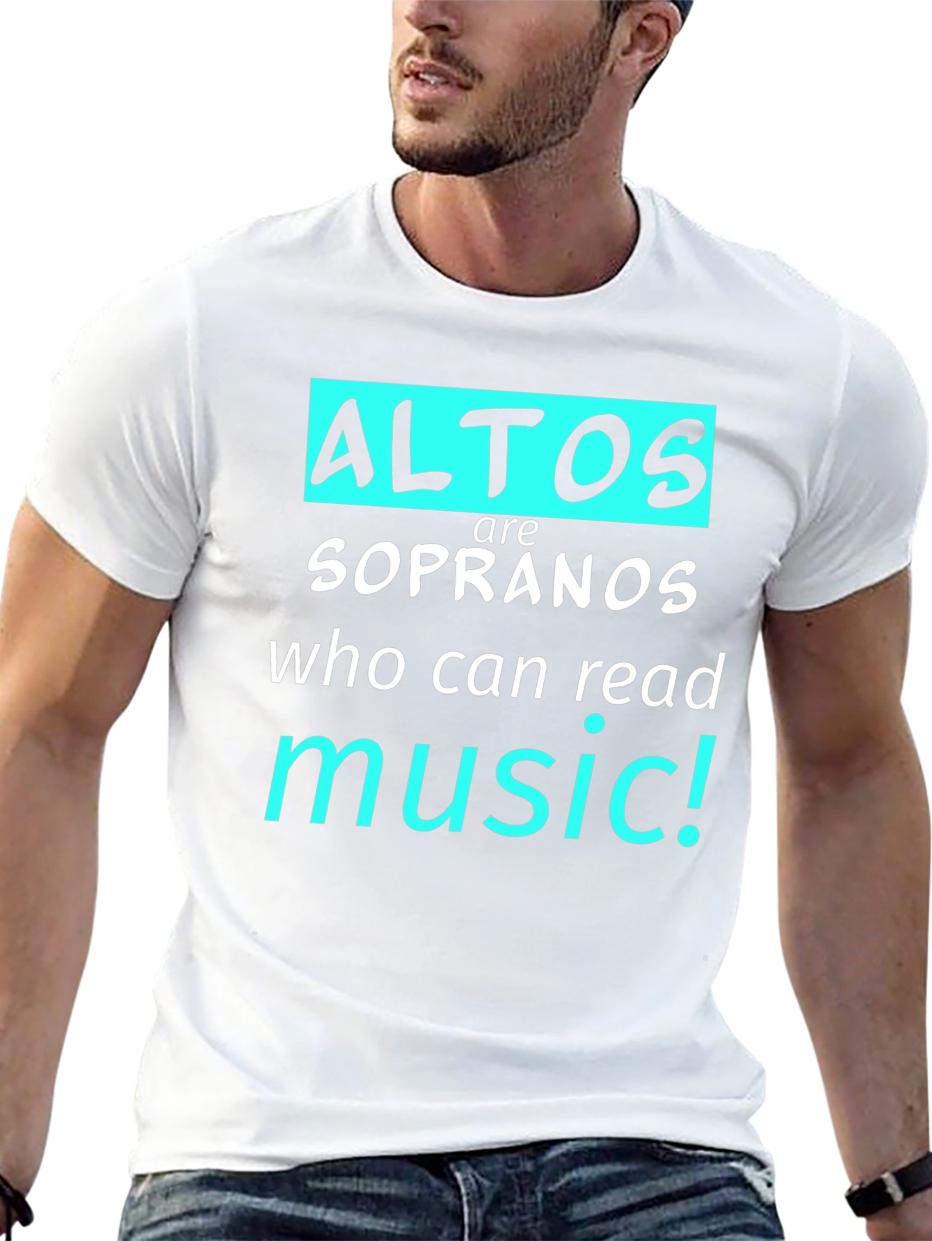 Alto Music Reader T-Shirt - Choir Gift