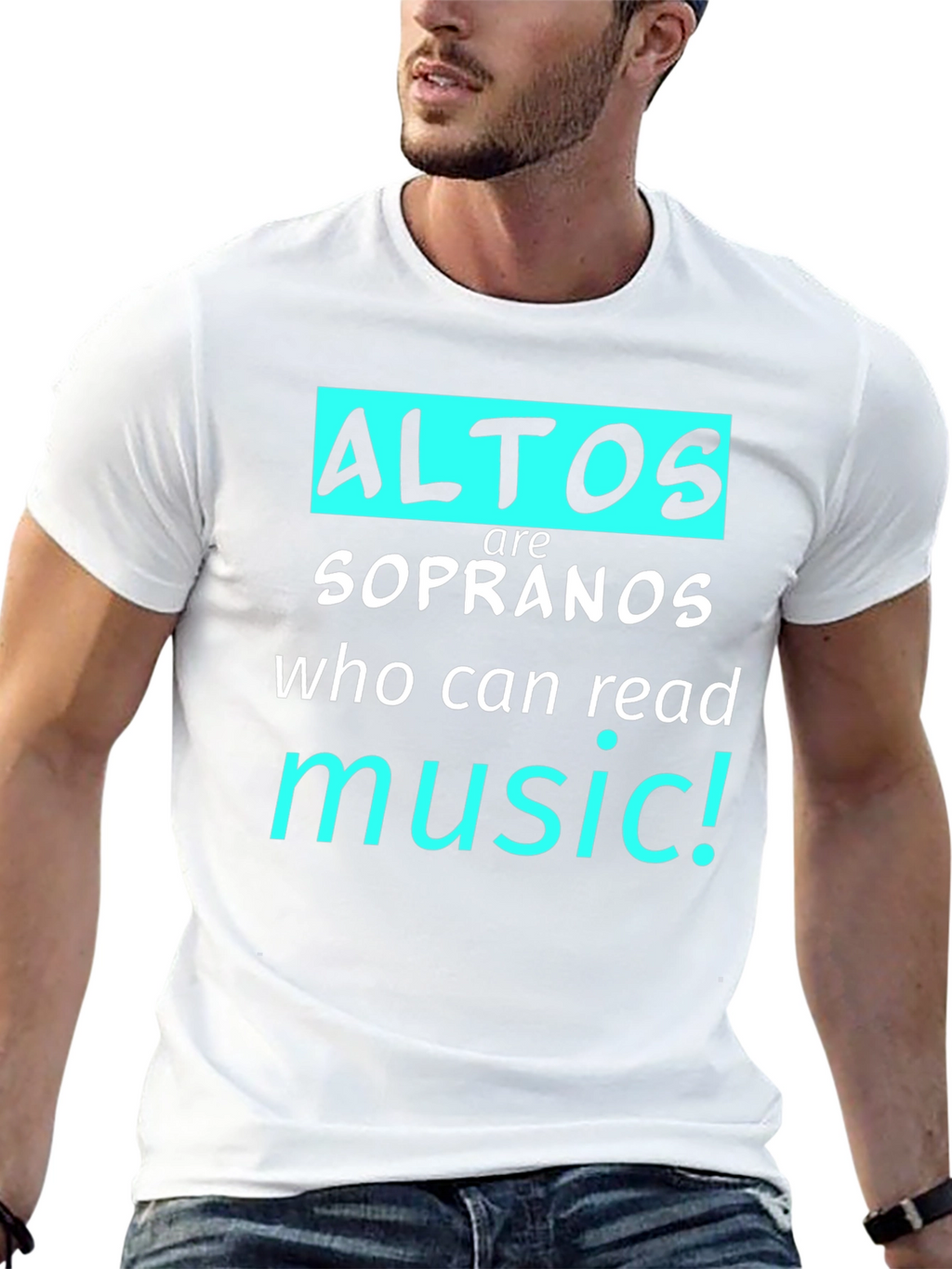 Alto Music Reader T-Shirt - Choir Gift