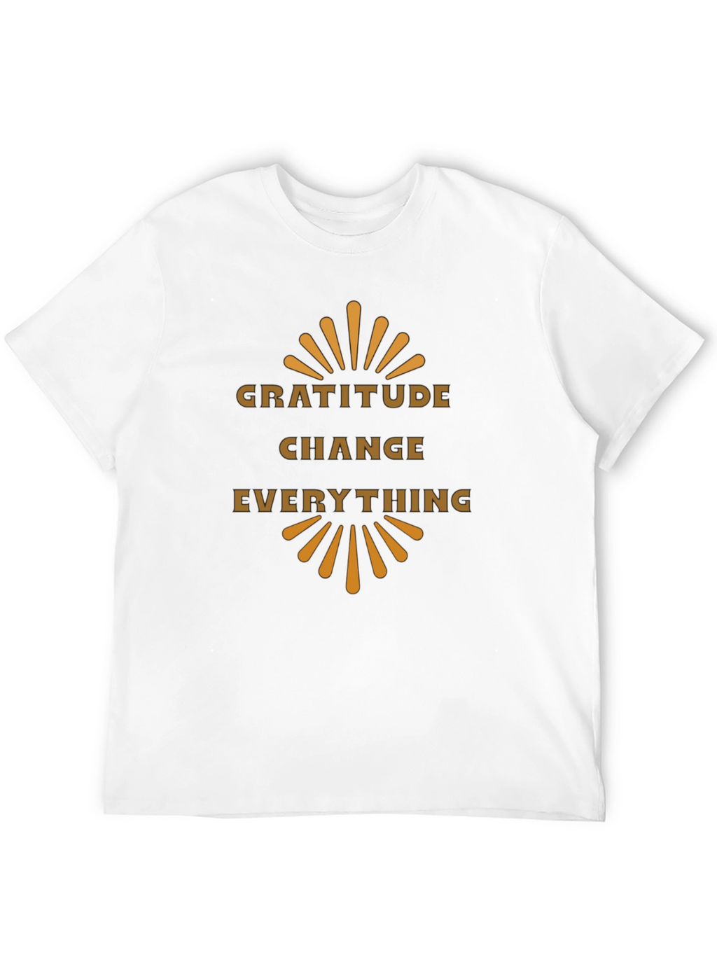 Gratitude Changes Everything Black Graphic Tee