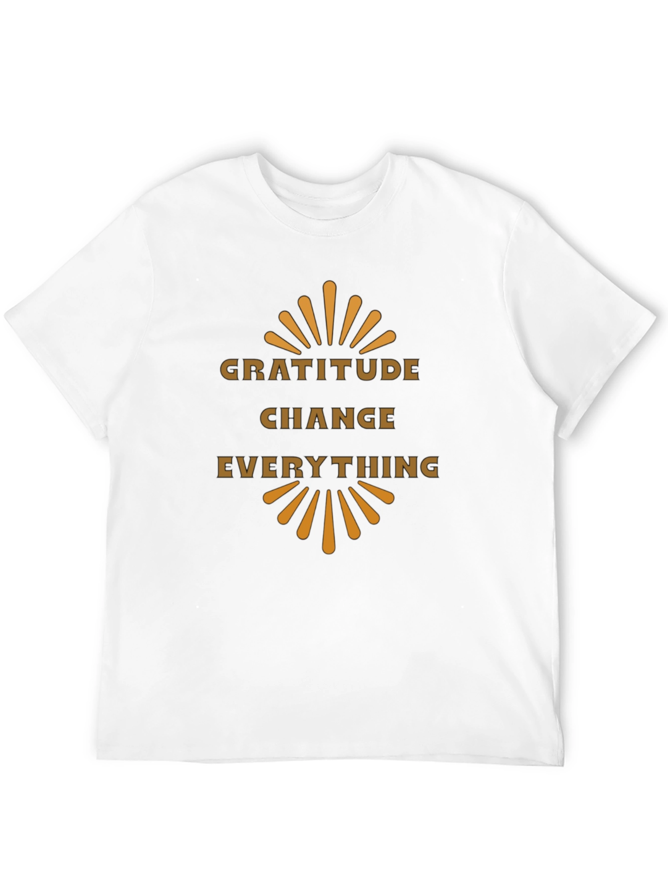 Gratitude Changes Everything Black Graphic Tee