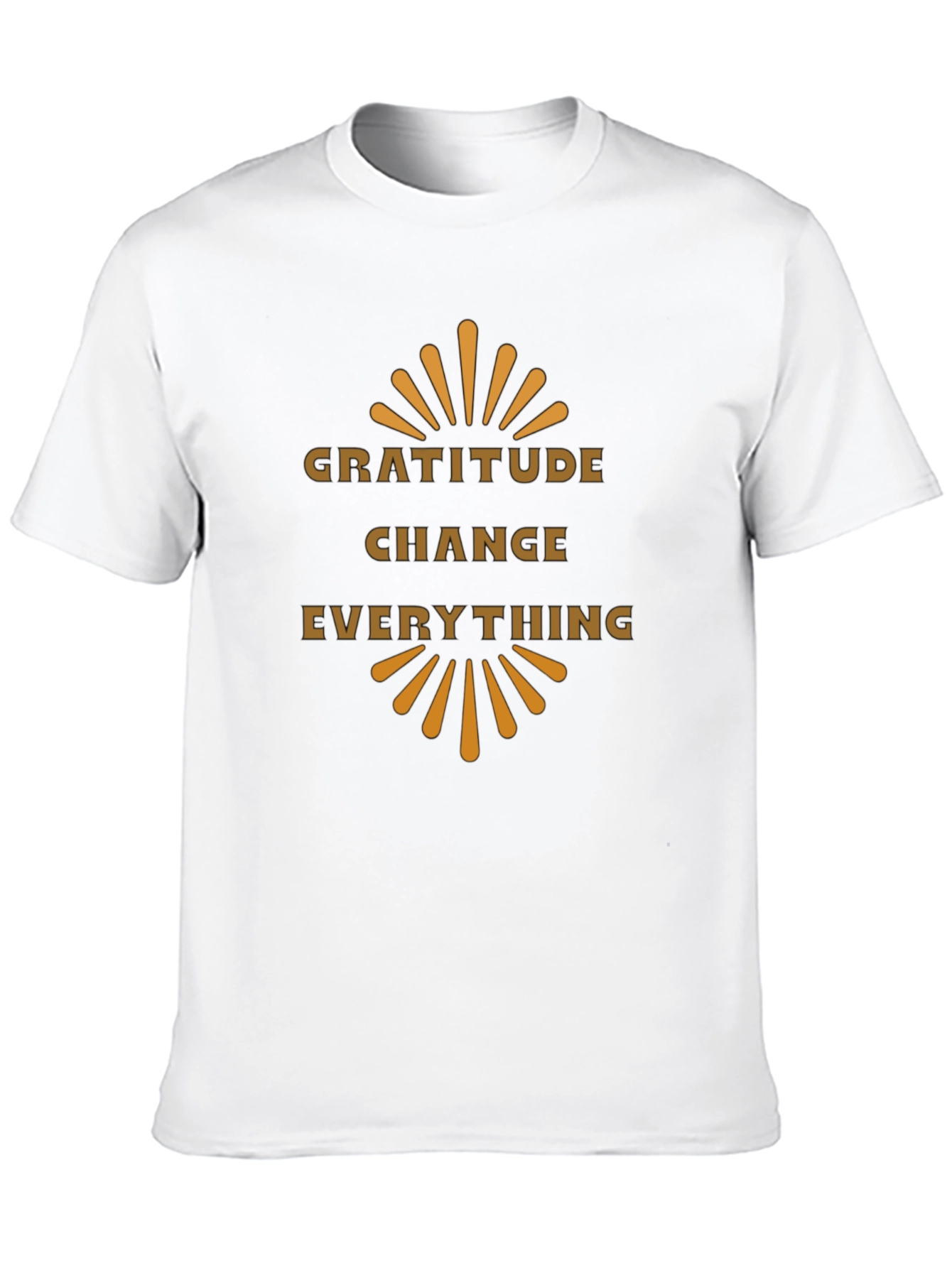 Gratitude Changes Everything Black Graphic Tee