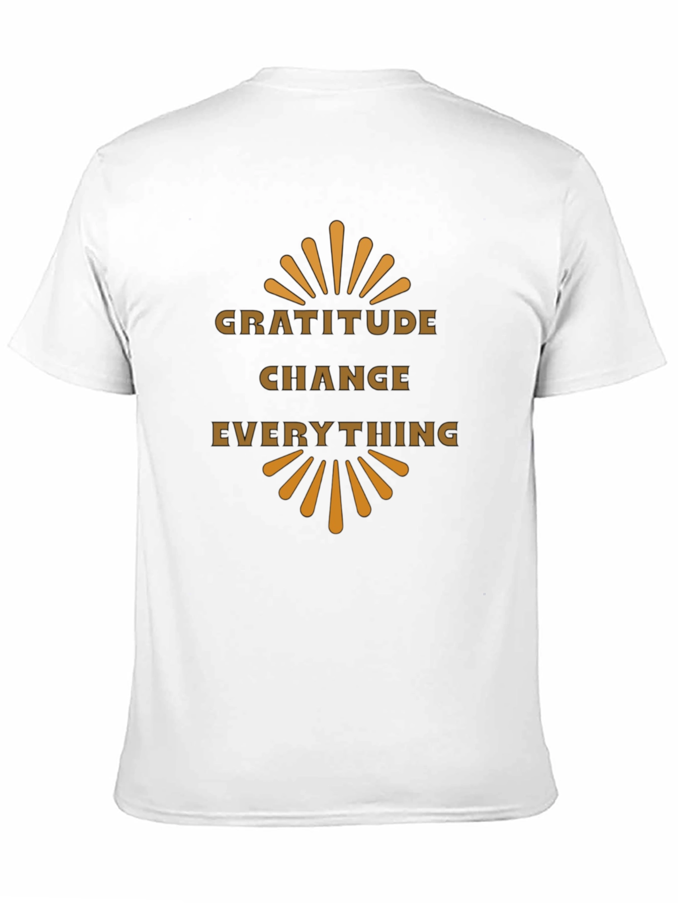 Gratitude Changes Everything Black Graphic Tee