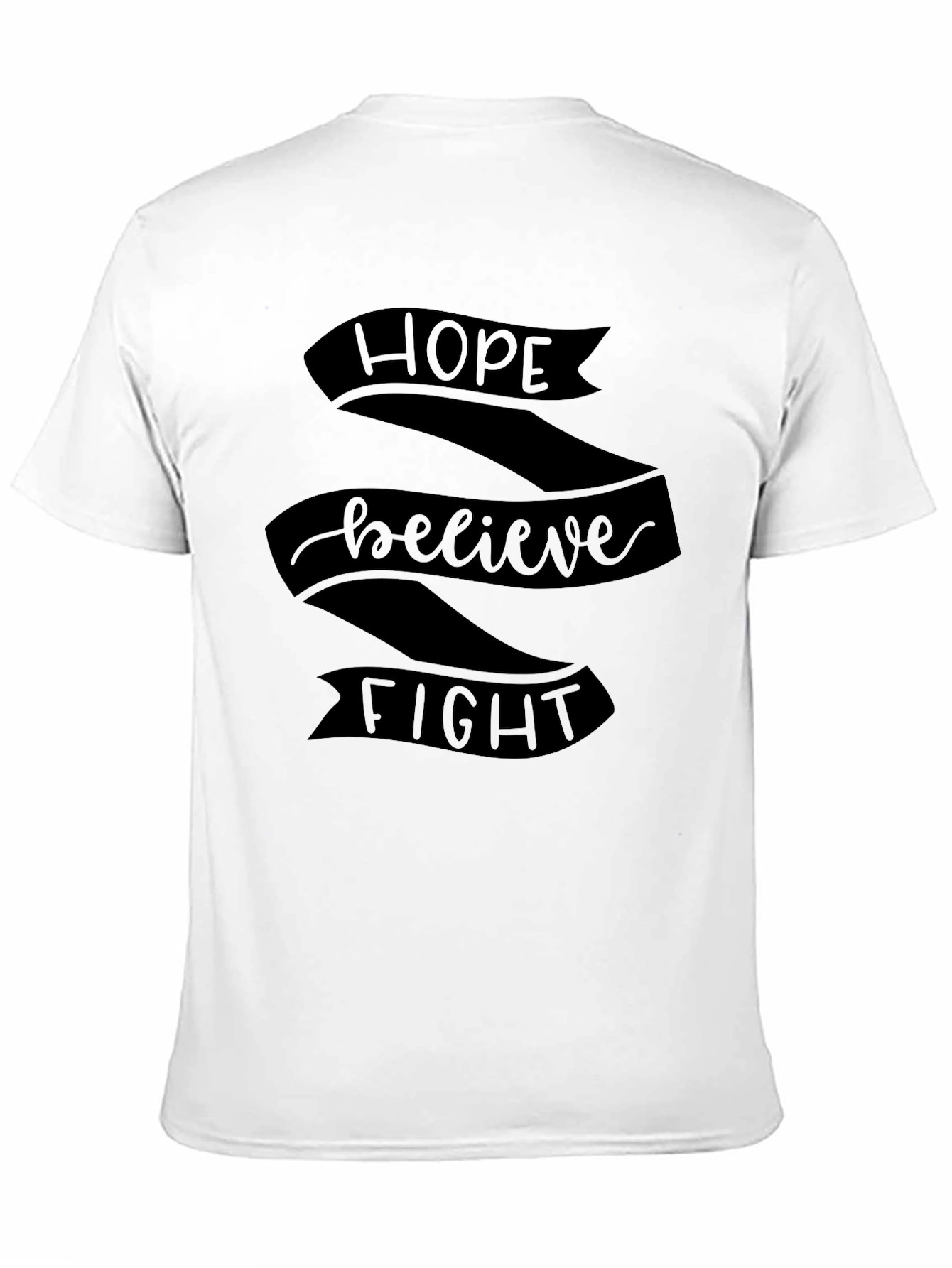 Hope Believe Fight Graphic T-Shirt