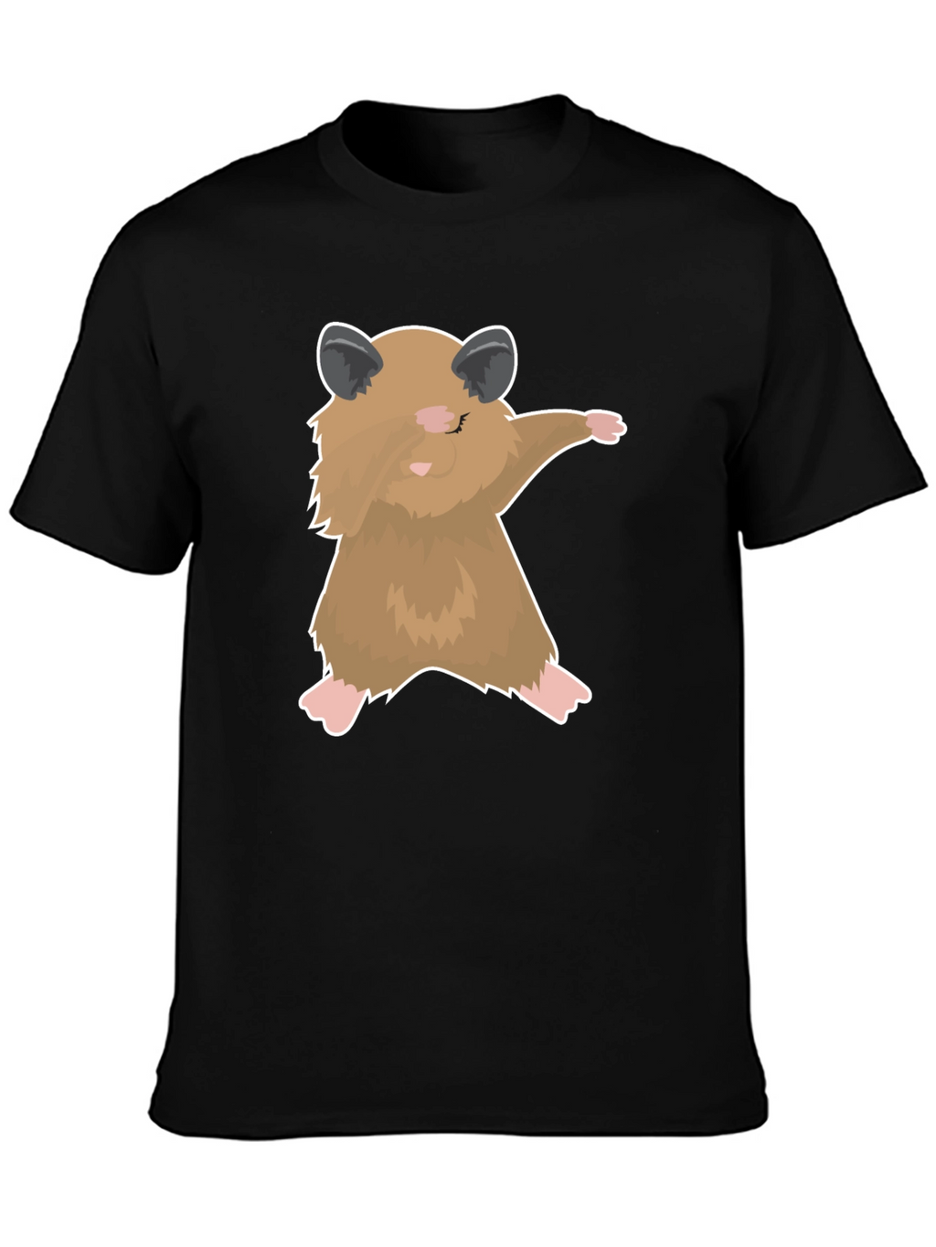 Dabbing Hamster Graphic T-Shirt
