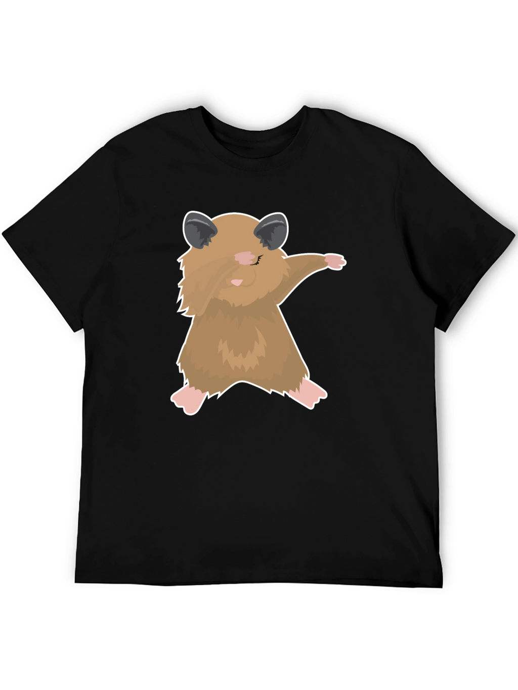 Dabbing Hamster Graphic T-Shirt