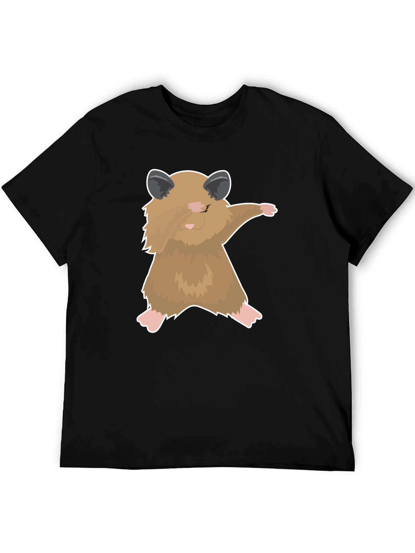 Dabbing Hamster Graphic T-Shirt
