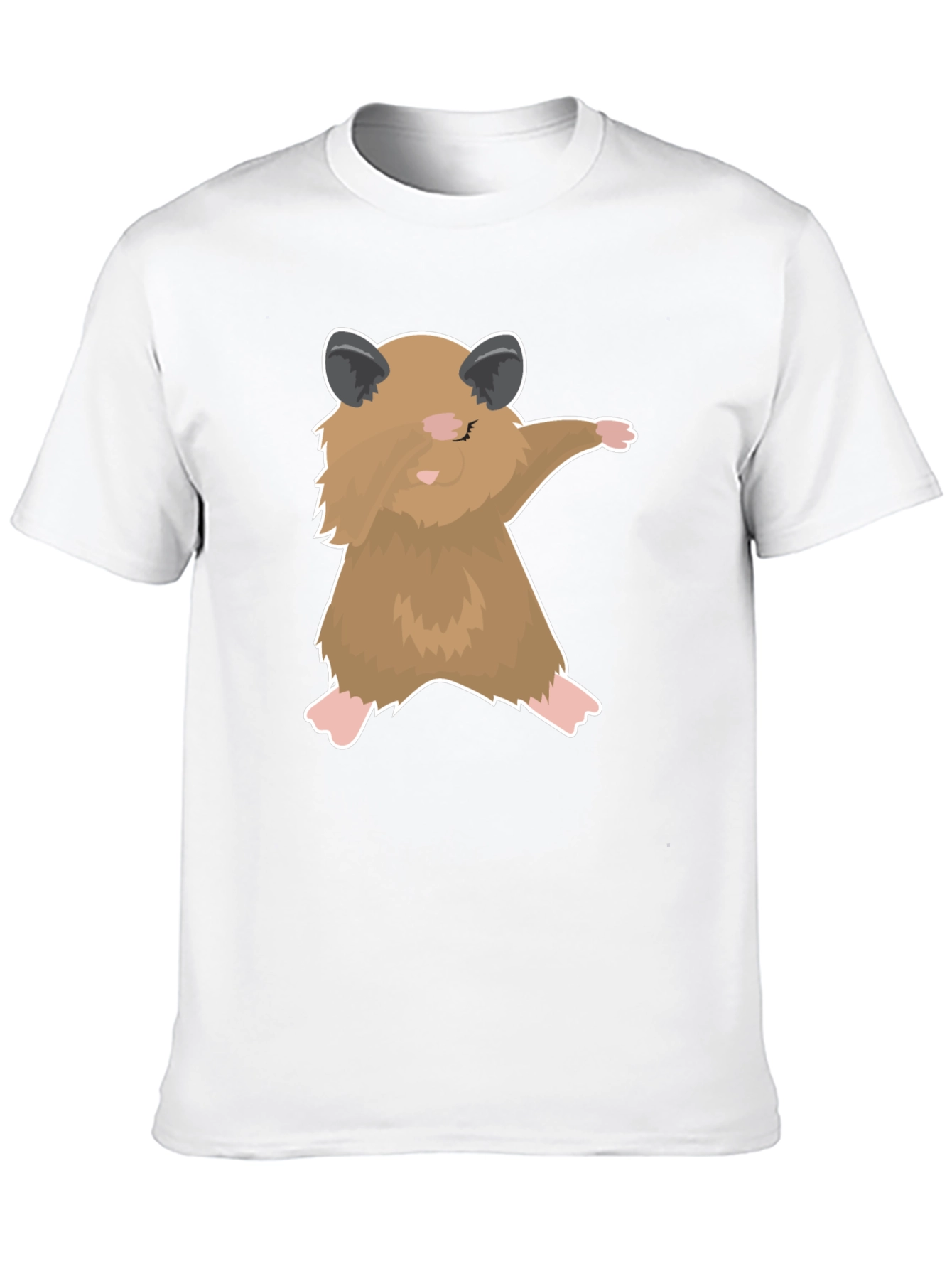 Dabbing Hamster Graphic T-Shirt
