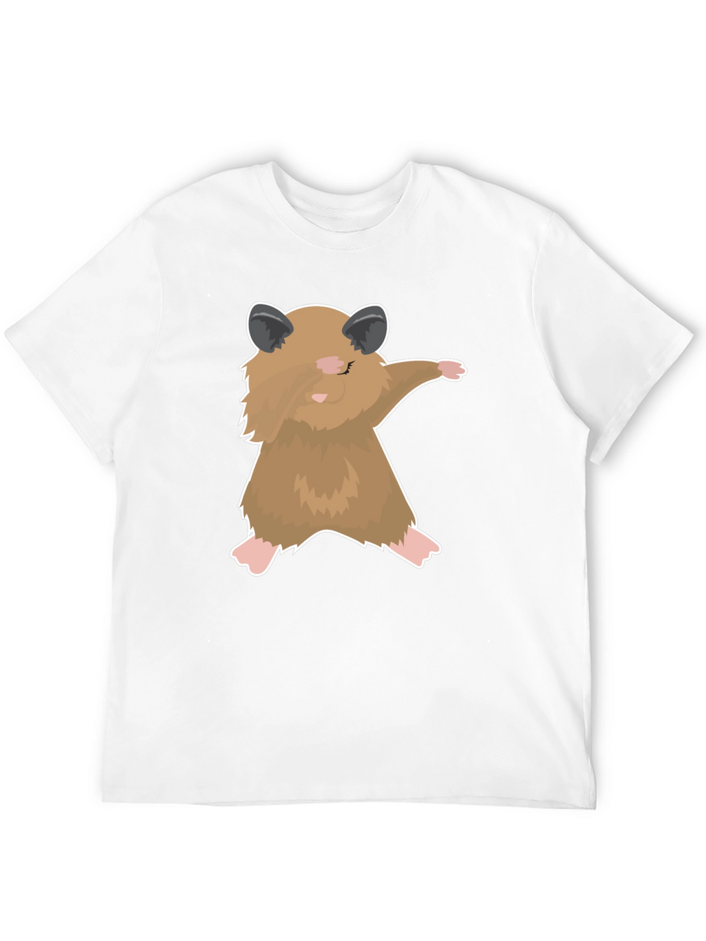 Dabbing Hamster Graphic T-Shirt