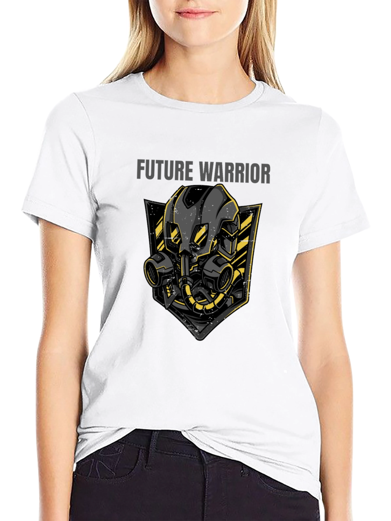Future Warrior Graphic T-Shirt - Black