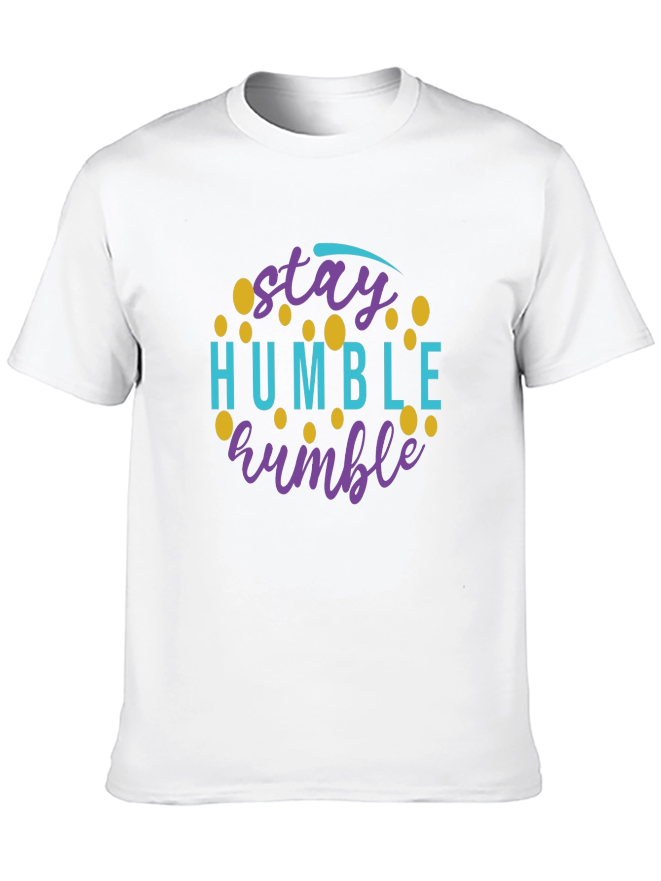 Stay Humble Graphic Tee - Black Casual Shirt