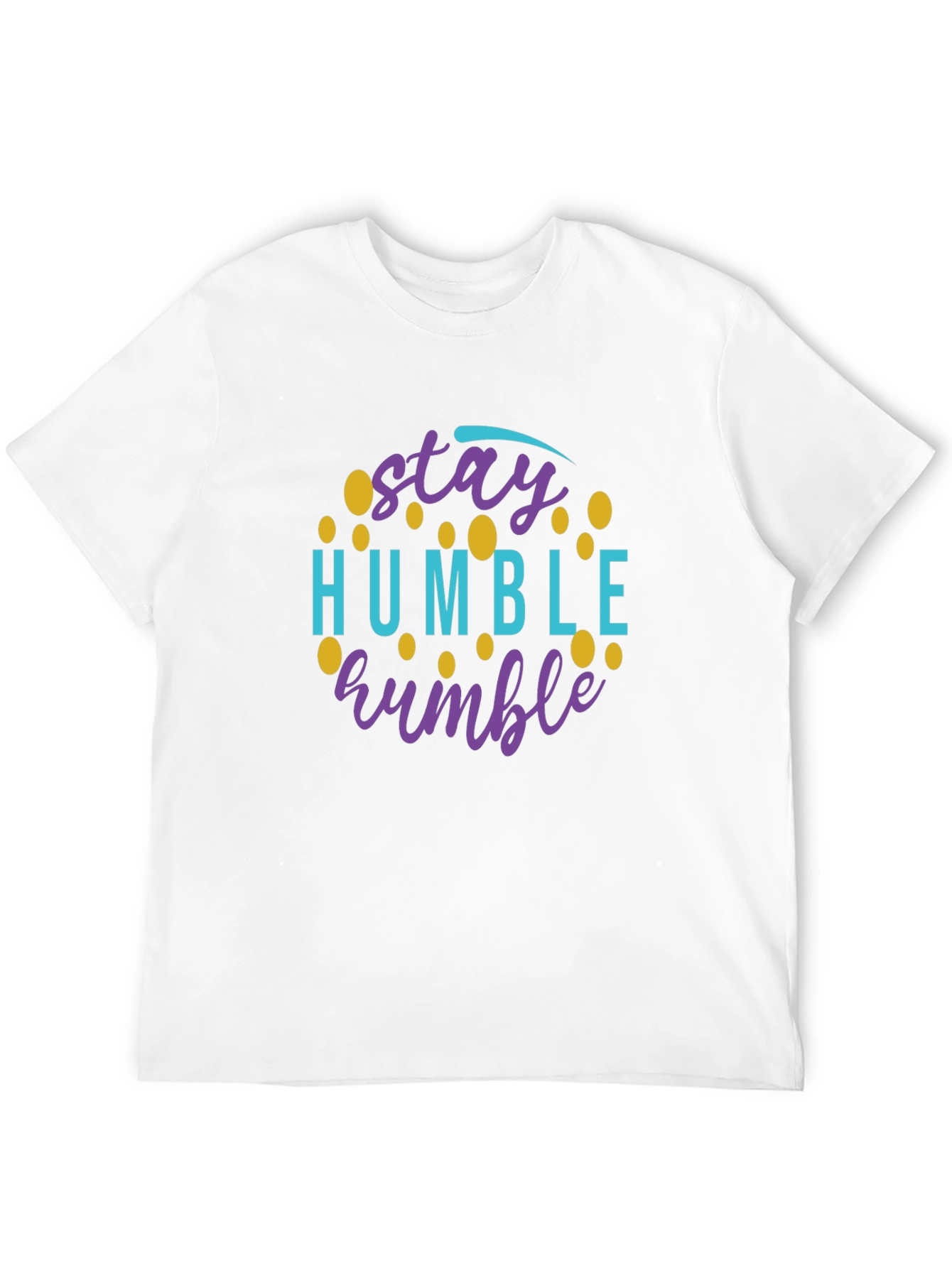 Stay Humble Graphic Tee - Black Casual Shirt