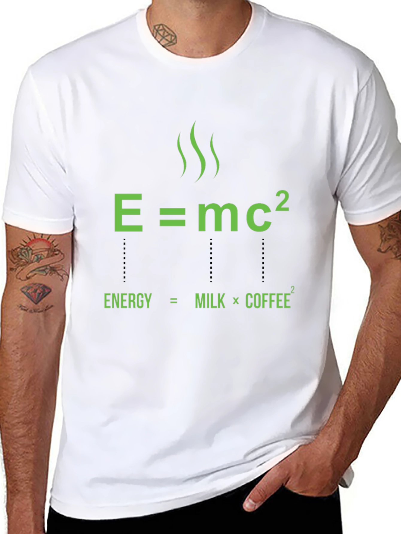 Energy=Milk x Coffee T-Shirt | Coffee Lover Tee