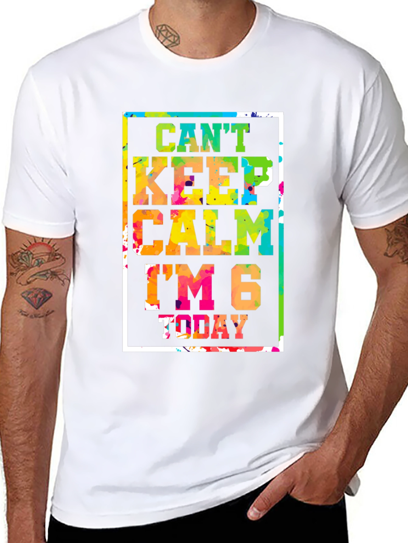 Cant Keep Calm Im 6 Today T-Shirt